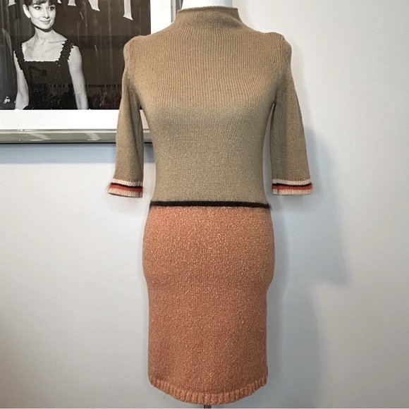 *Weekend Maxmara Colourblock Knit Dress
